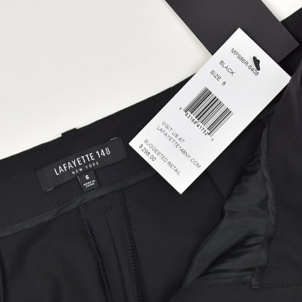 Lafayette 148 Pleated Bermuda Shorts Black NEW 6 - Picture 6 of 6